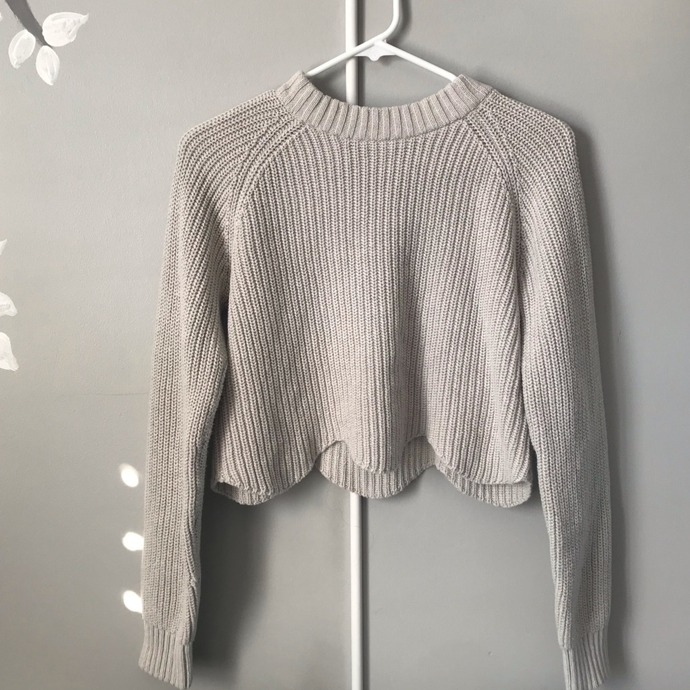 Cropped sweater